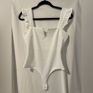 Moa Moa Cream Sleeveless Bodysuit